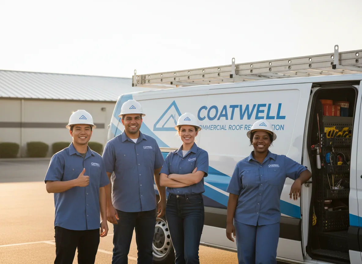 Commercial roof coating company in Sparta, WI